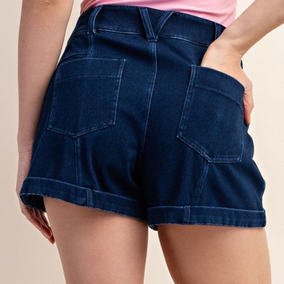 NWT Dark Wash Rae Mode Denim Shorts - Picture 2 of 4